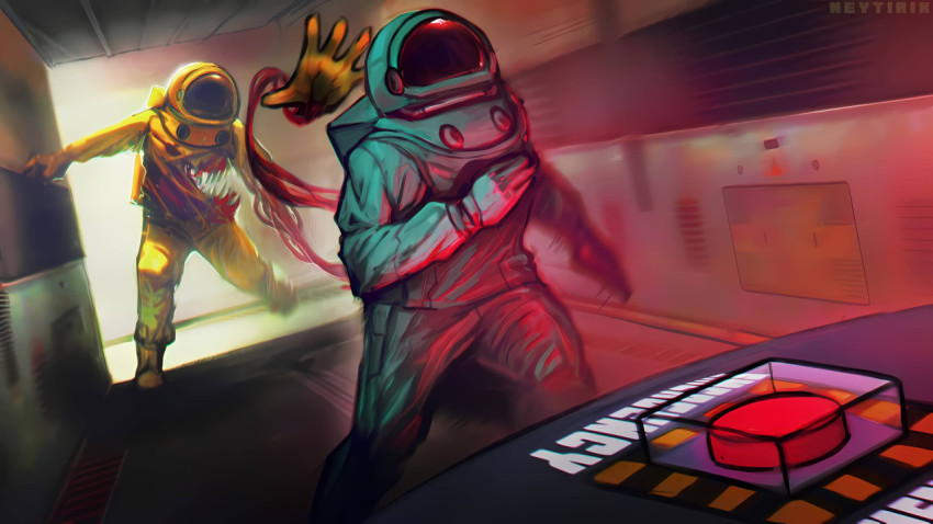 Among Us Impostor Desktop Wallpaper