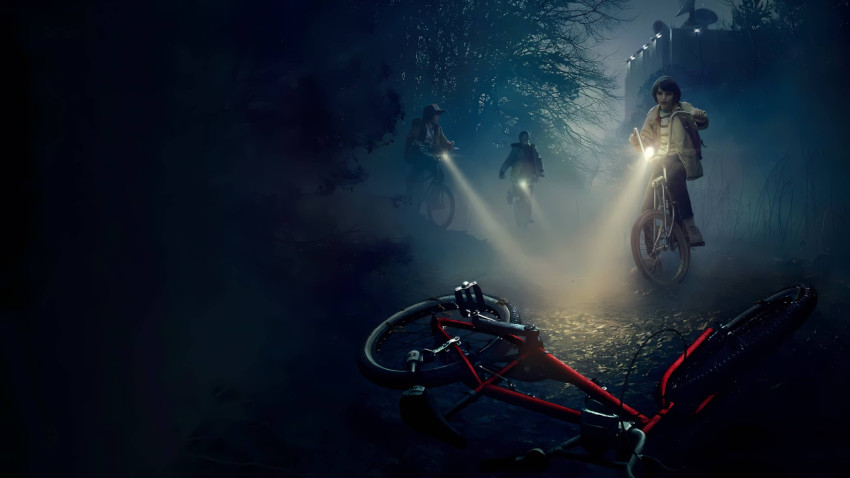 Stranger Things Friends Forever 4K Desktop Screen
