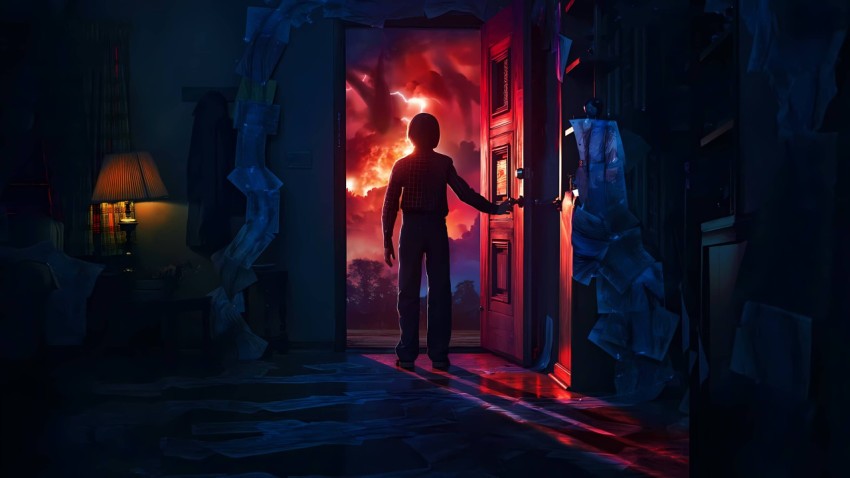 Stranger Things Eerie Atmosphere Sci Fi Wallpaper 4k