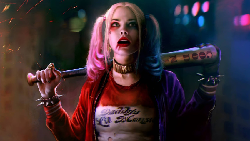 Harley Quinn Desktop Wallpaper 4K for Fans
