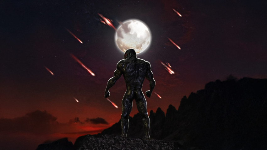 Venom Wallpaper for Dark Moon Theme Enthusiast 4K