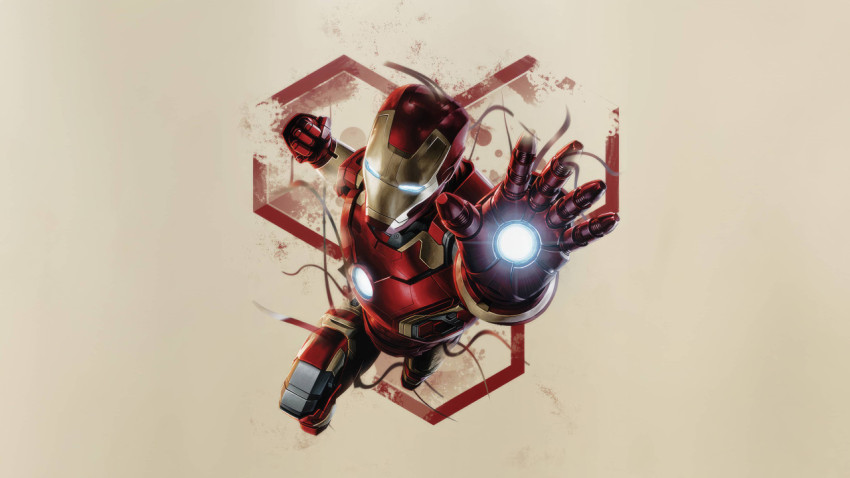 Superhero Iron Man Background in 4K for Desktop