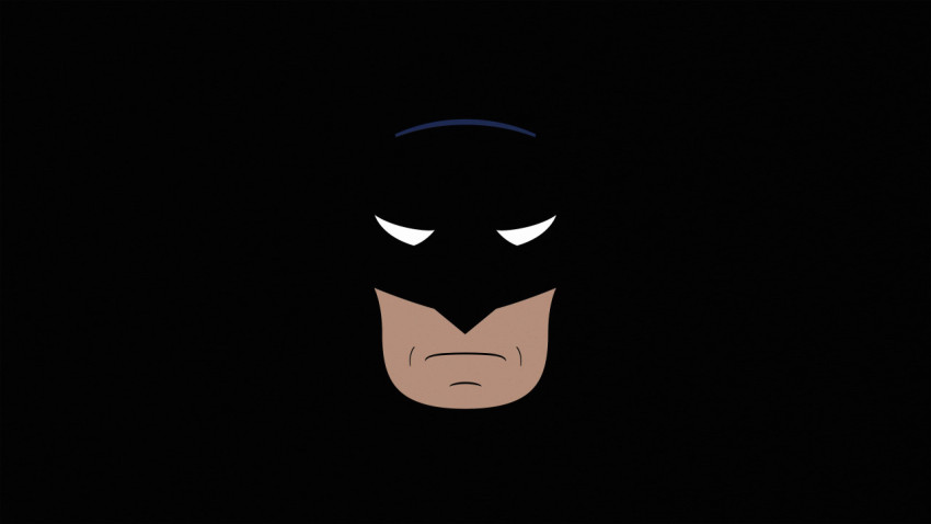 The Batman Cartoon Face 4k Your Desktop
