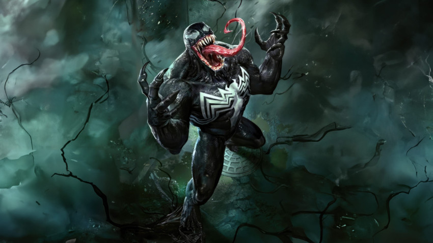 Venom Dark Wallpaper to Enhance Your Pc Theme
