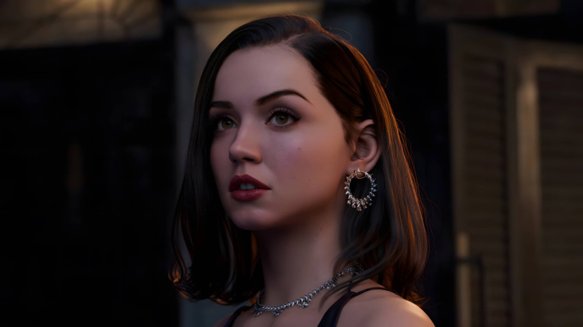 Beautiful Ana de Armas Portrait in 4K Quality