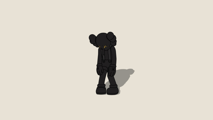 KAWS Character 4K Wallpaper Free Download for Desktop