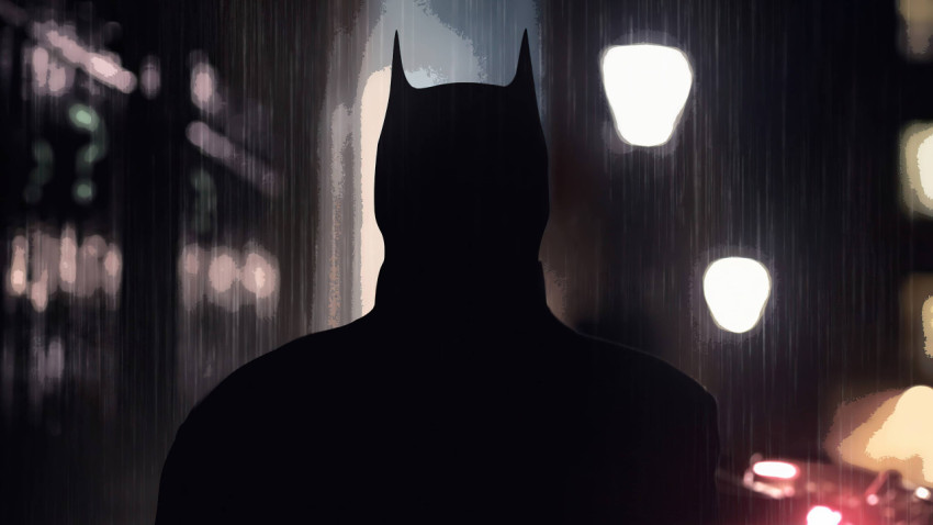 The Batman Walking In City Night Rain 4k Wallpaper