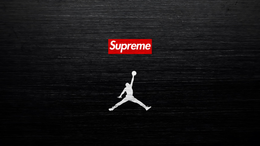 High-Quality Supreme Artistic 4k logo black wood wallpaper for pc