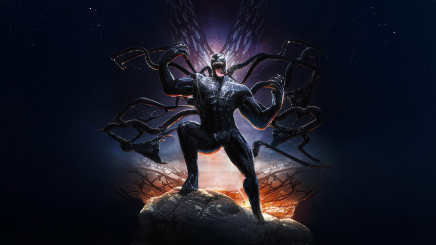 Venom Dark Wallpaper for Your Desktop 4K