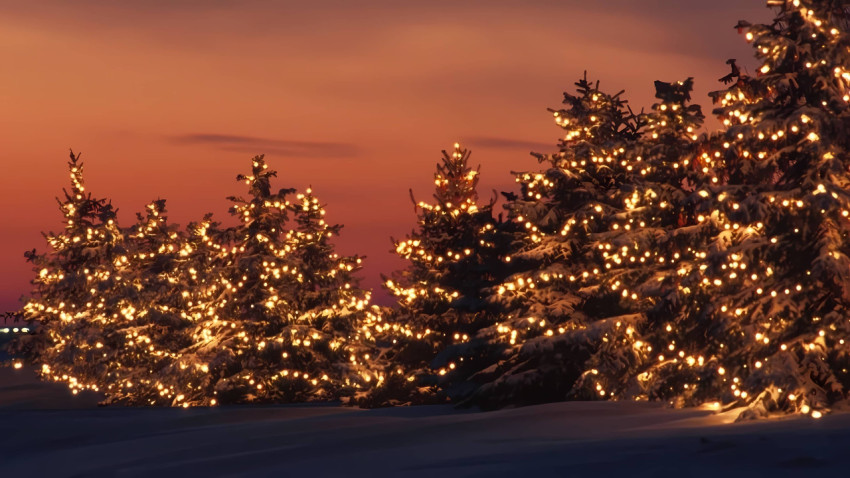 Magical Christmas Eve Wallpaper for Your Desktop