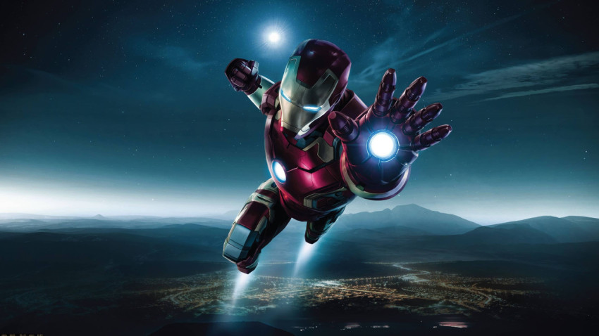 Powerful Iron Man 4K Background