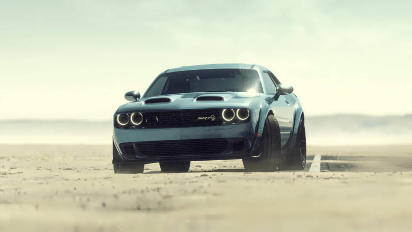 Hellcat Muscle Car Image in High Resolution for Desktop