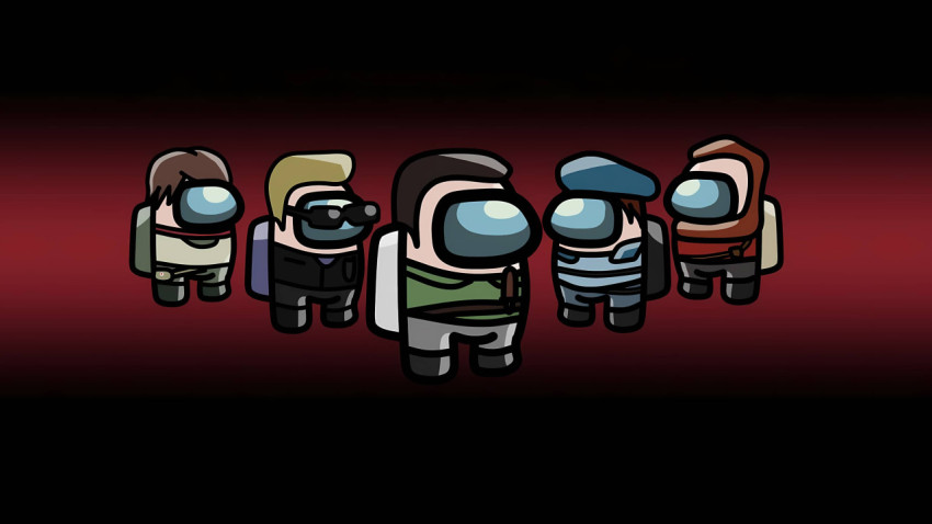 Colorful Among Us Desktop Image