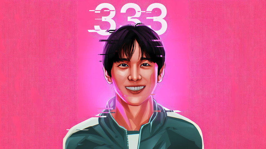 Player 333 Squid Game Desktop Artwork for Screen