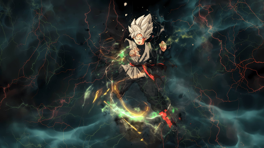 Goku Kamehameha Desktop Background