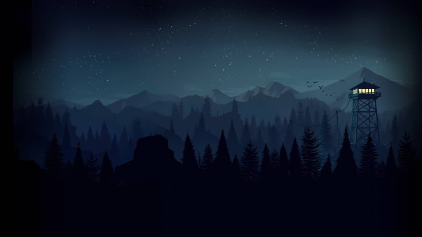 Serene Firewatch Scenery for Desktop Wallpaper