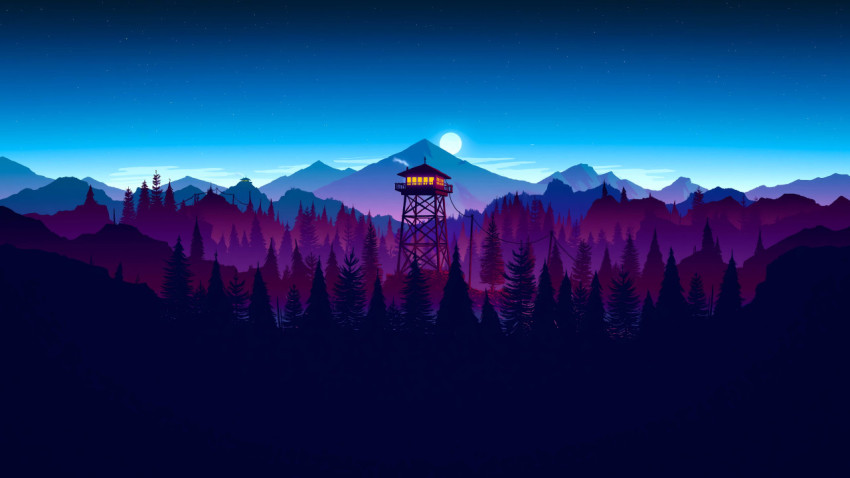 Relaxing Firewatch Wallpaper for Desktop Setup