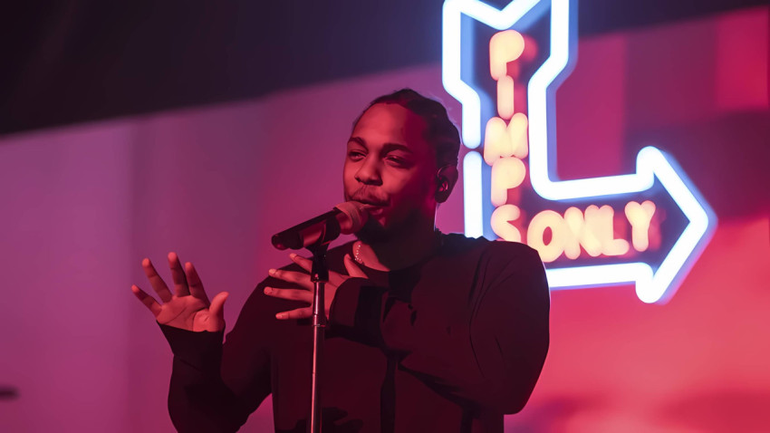 Kendrick Lamar in Pink Aesthetic PC