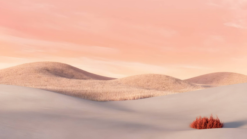 Tranquil Desert Landscape for Desktop Photo