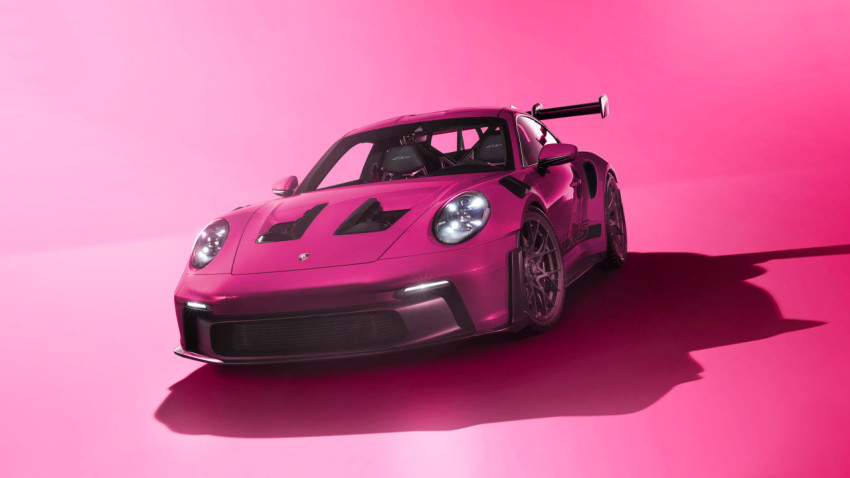 Cute Pink Porsche Wallpaper for Your Desktop Screen 4K