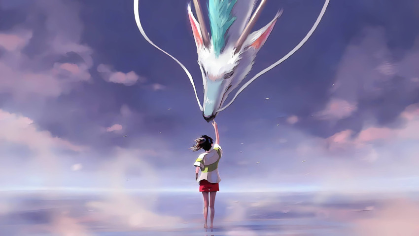 Beautiful Spirited Away Laptop Background Image 4K