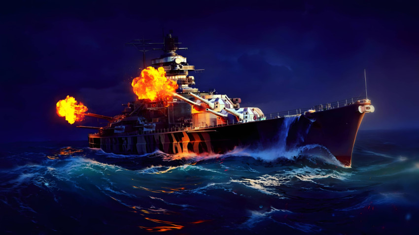 Gorgeous Art Navy Themed Desktop Wallpaper for PC
