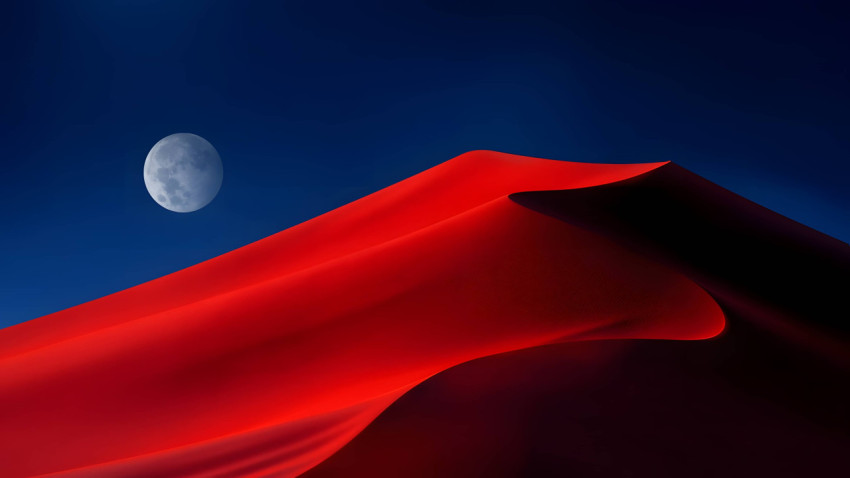 Peaceful Desert View Desktop Image