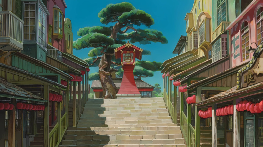Spirited Away HD Background Image for Laptop PC