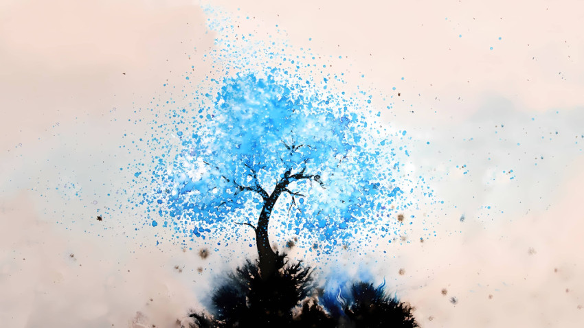 Artistic Watercolor Desktop Wallpaper for Your PC