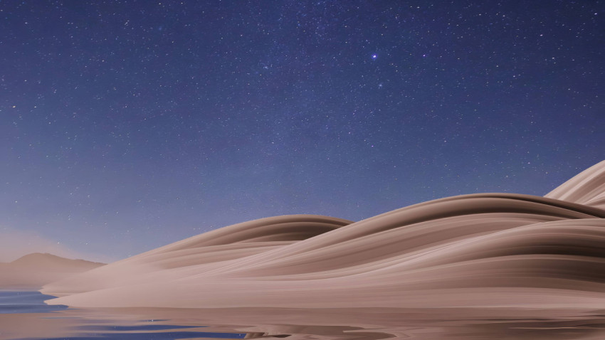 Sand and Sky Desert Wallpaper for PC