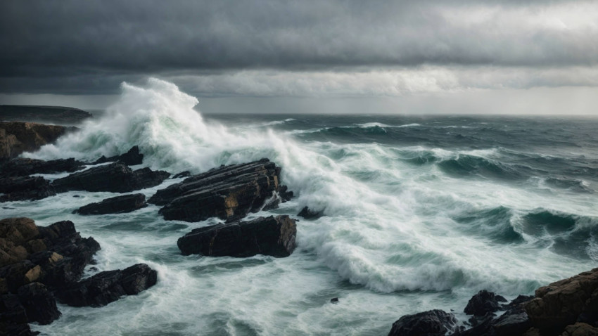 Stunning Wave Picture to Set the Mood on Your Desktop