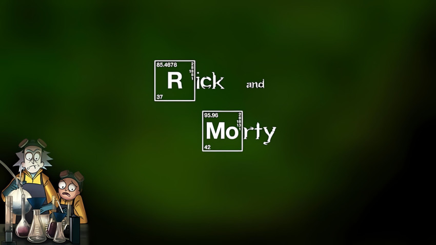 Dark Theme Rick and Morty Ultra HD PC Wallpaper