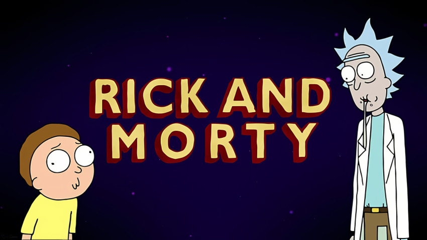 Dark Theme Rick and Morty PC Wallpaper