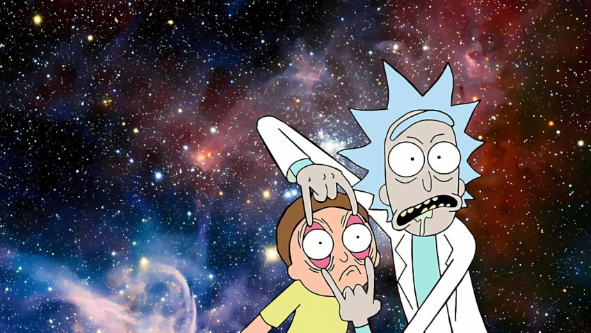 Funny Rick and Morty Desktop Image
