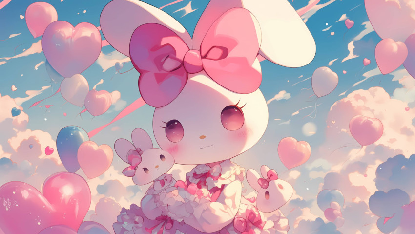 My Melody Desktop Cute Wallpaper