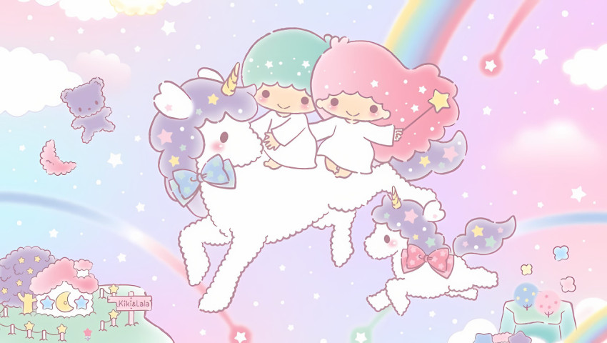 Sanrio Desktop Wallpaper with Pastel Vibes