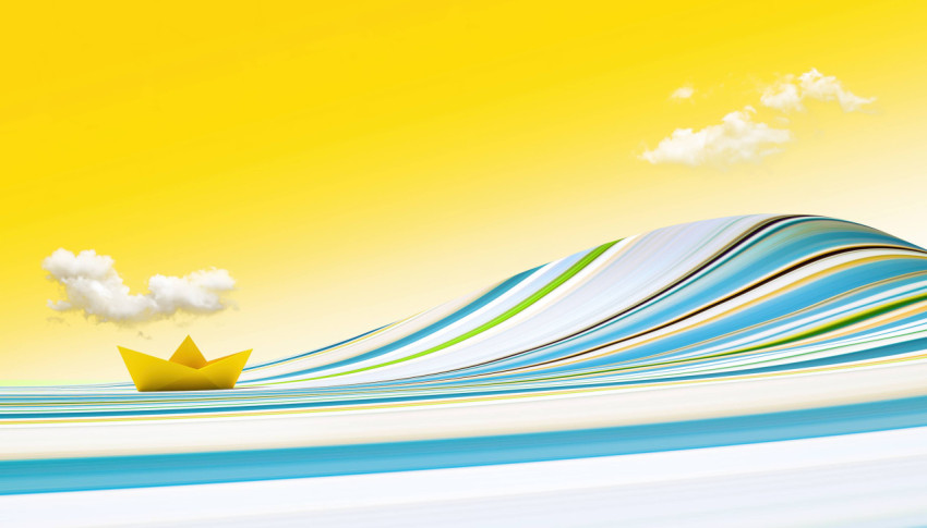 Stunning Wave Desktop Wallpaper for Your PC