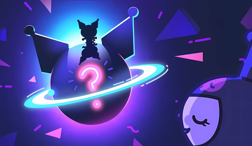 Kuromi Pink and Purple Desktop 4K Theme