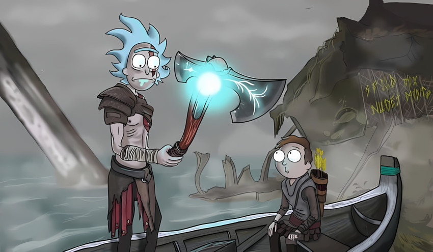 Epic Rick and Morty Science Wallpaper