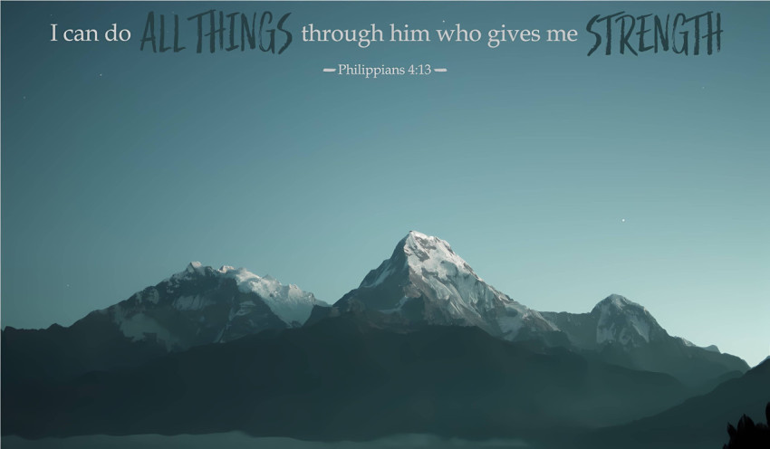 Comforting Bible Verse 4k Wallpaper for Peace