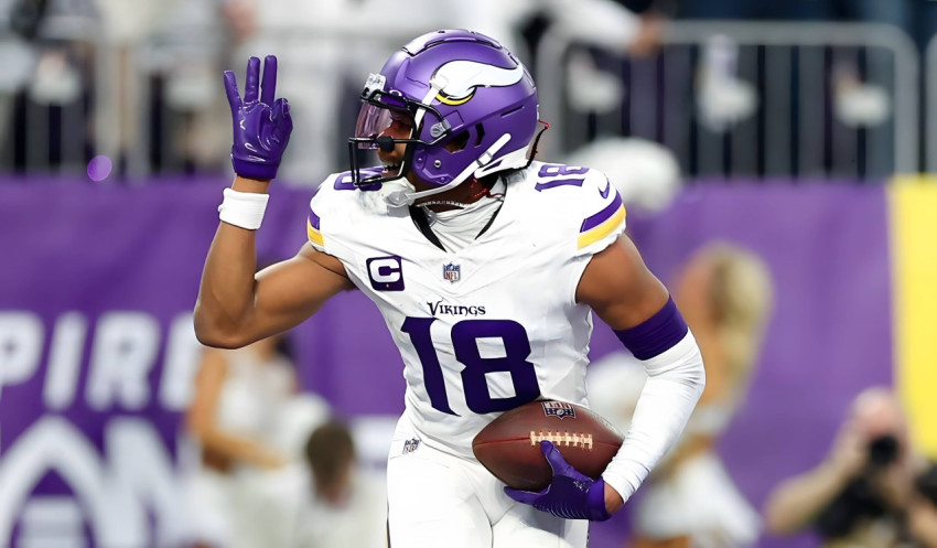 High-Resolution Justin Jefferson Wallpaper for PC