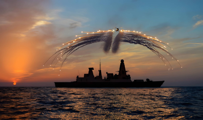 Stylish Navy Background for Laptop & Computer 4K