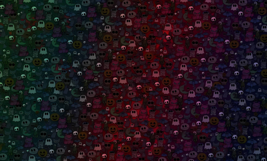 Minimalist Halloween Aesthetic 4K Wallpaper