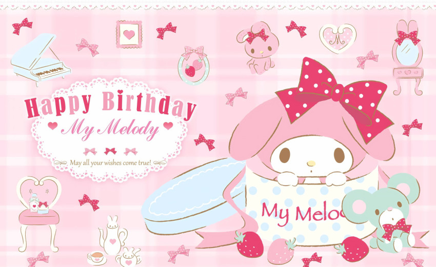 My Melody Pink Aesthetic Wallpaper