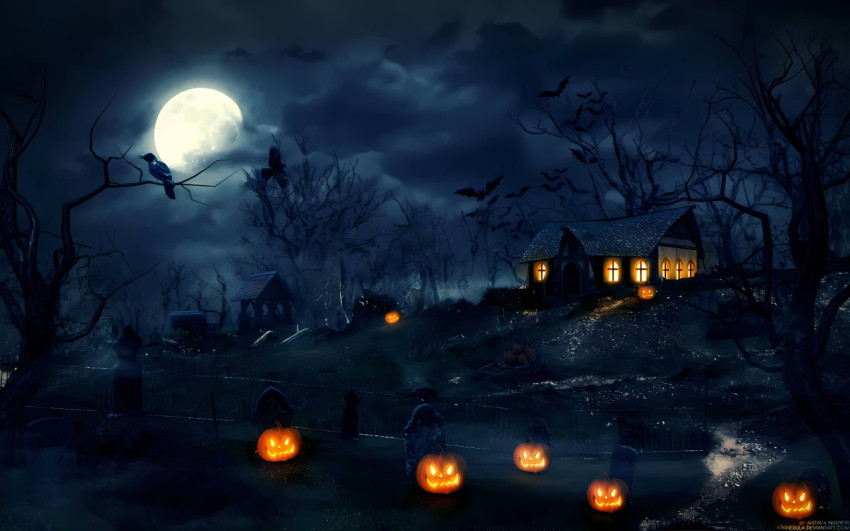 4K Spooky Halloween Pic For Desktop