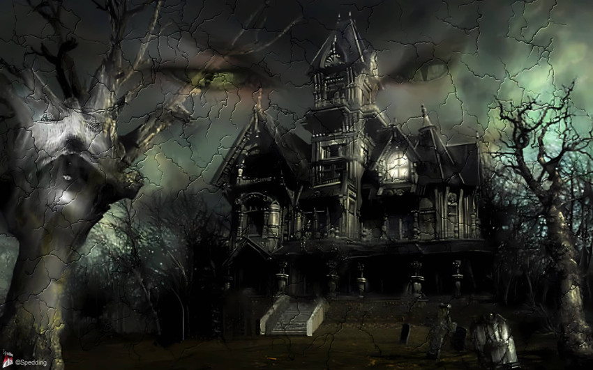 Spooky 4k House Wallpaper For Desktop