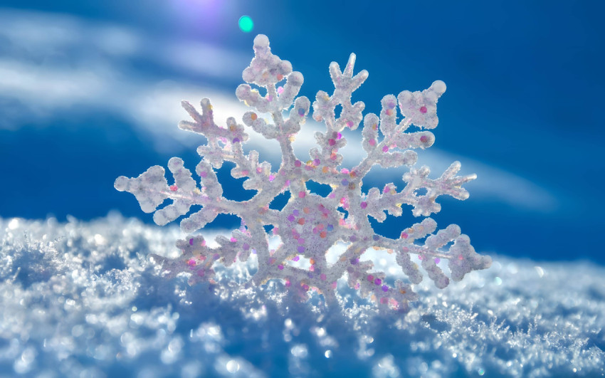 Glittering Snowflake Image