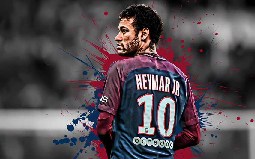 Neymar Sad Look Wallpaper For Desktop