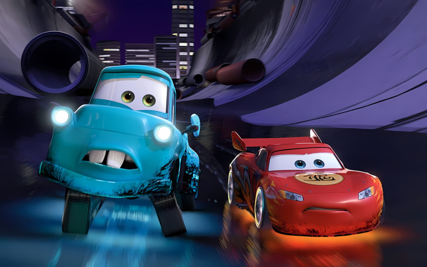 Cars McQueen With Friend PC Picture