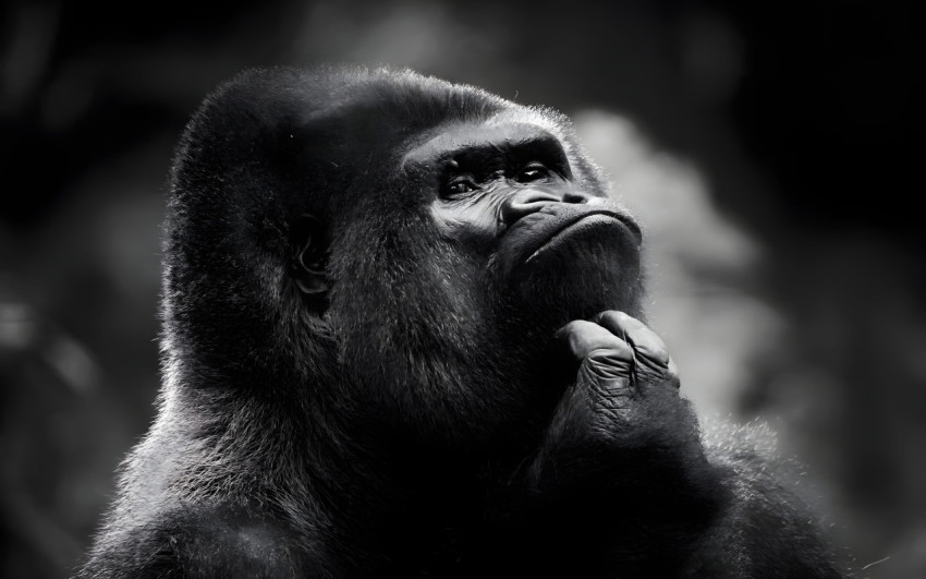 Wild Gorilla Desktop Image HD